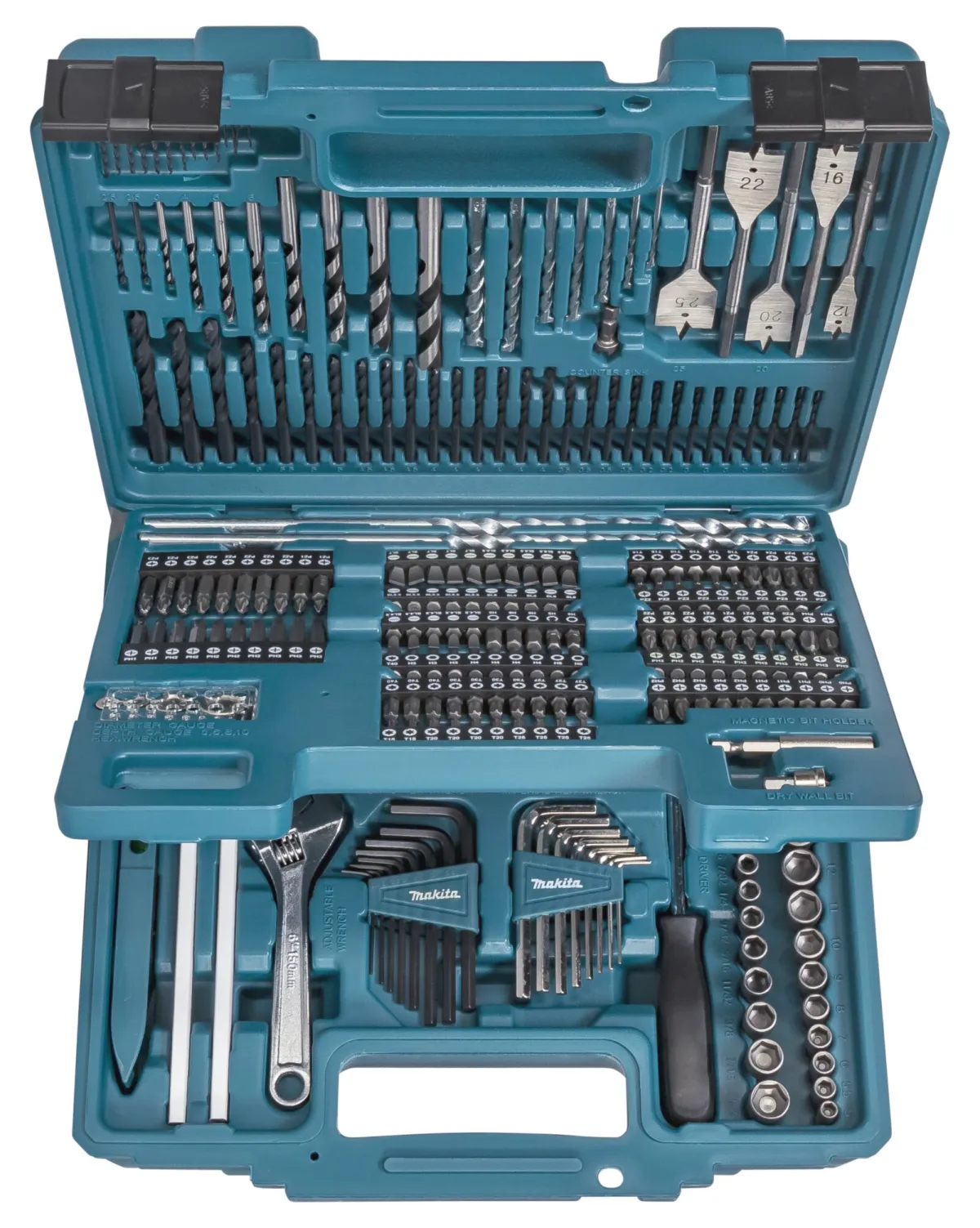 Makita E-11689 Bor/Bits Sæt – 256 Dele