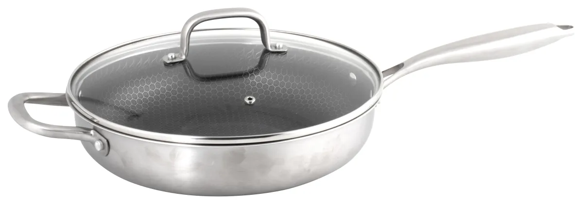byGaard Hexa Sautepande 28x6 cm med glaslåg