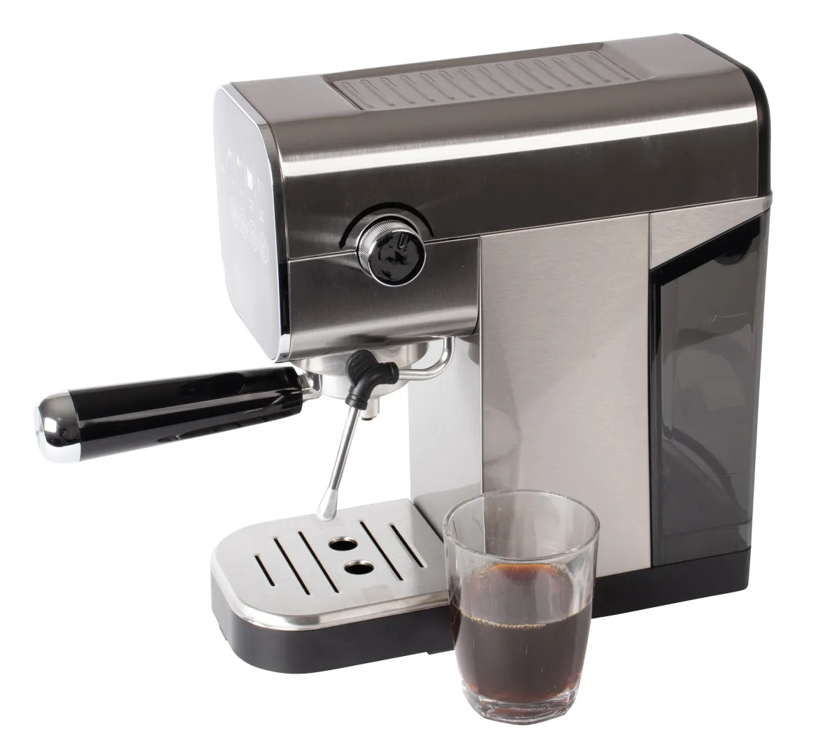 byGaard EM2605 Espresso Maskine til Nespresso kapsler + formalet kaffe, 20 bar, 1-shot warm Espresso, 2-shot warm Espresso, damp