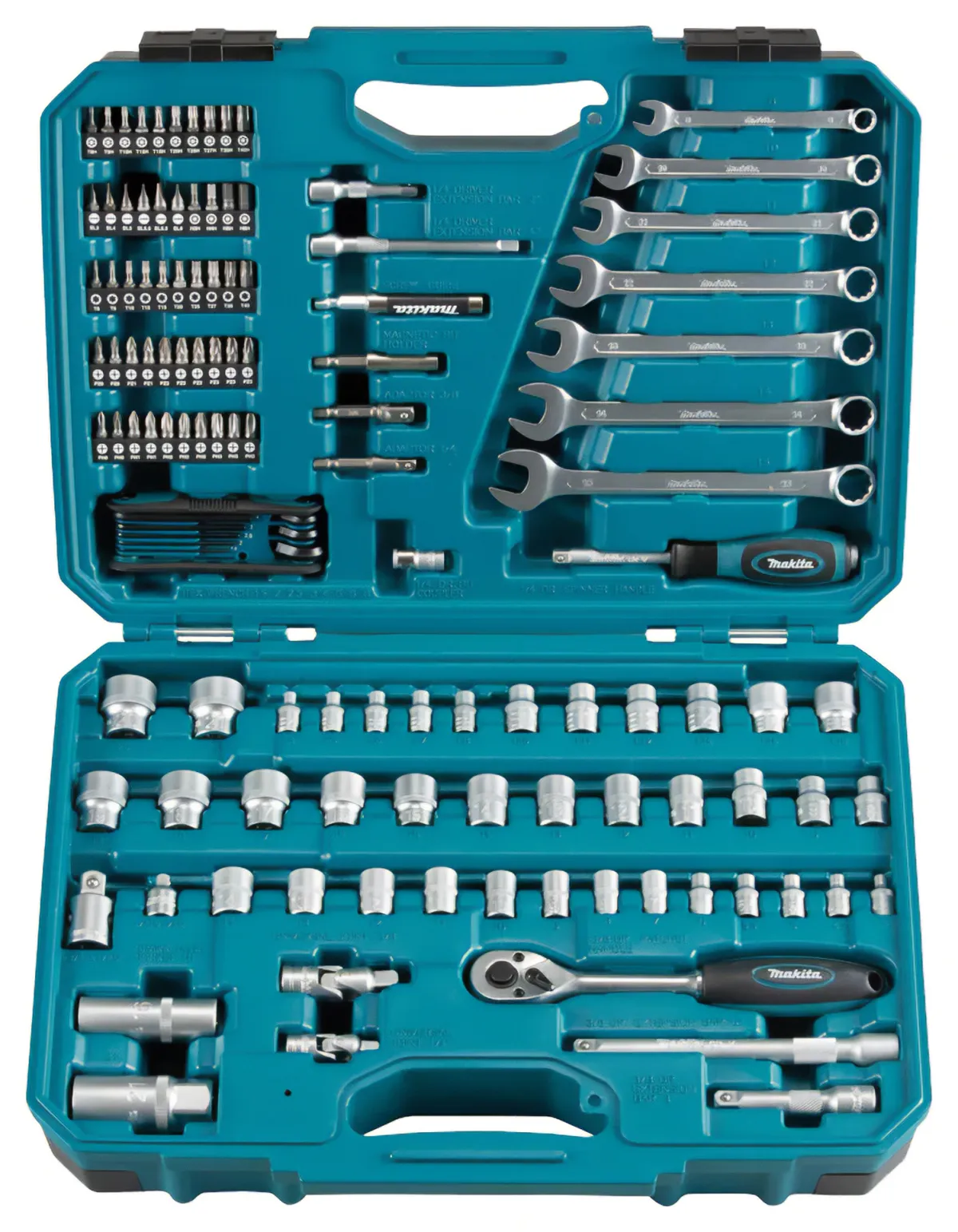 Makita E-06616 Topnøglesæt – 120 Dele