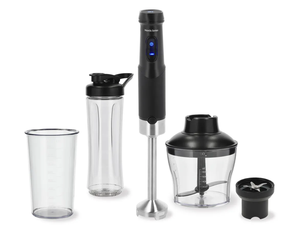 Nordic Sense stavblender, digital med smoothie funktion, sort