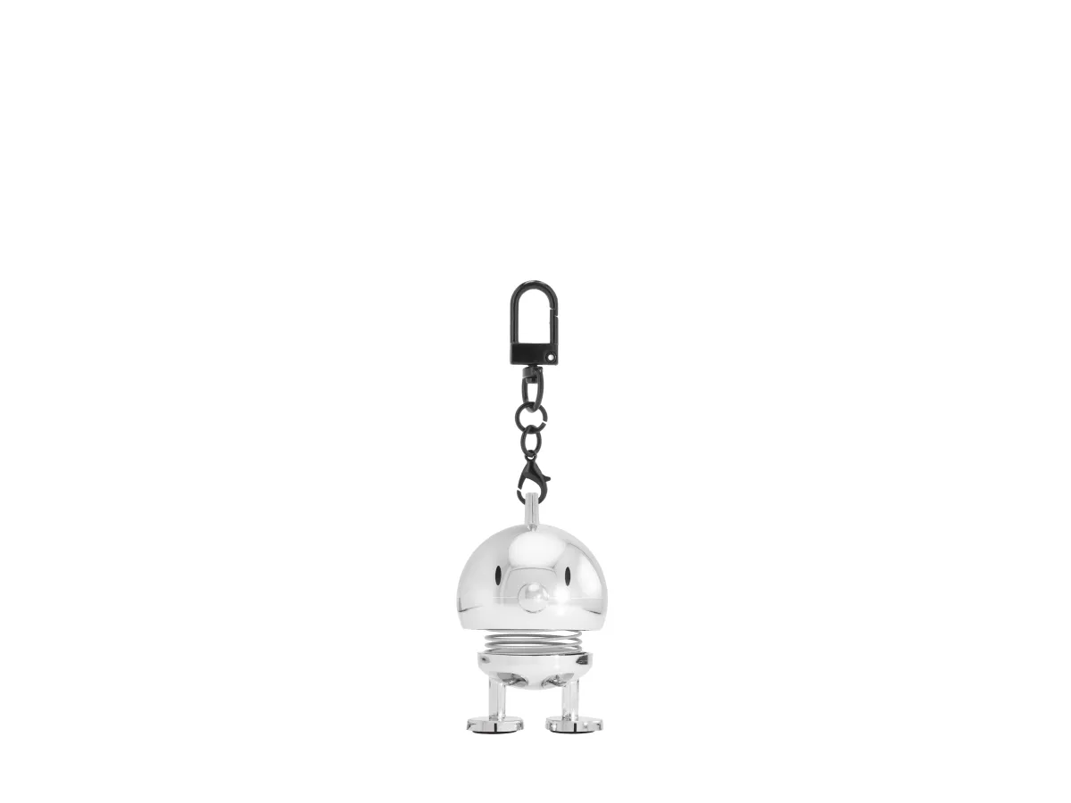 Hoptimist bag charm chrome