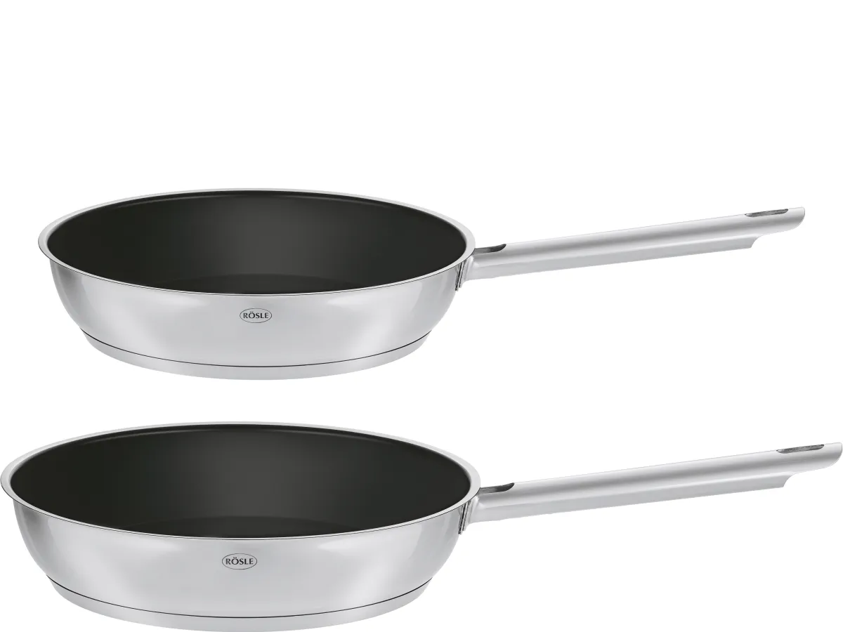 Rösle PureElements pandesæt Ø20 + Ø28 cm, ProCeraPlus