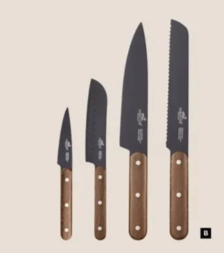 Sabatier knivsæt Phenix walnut 4 dele