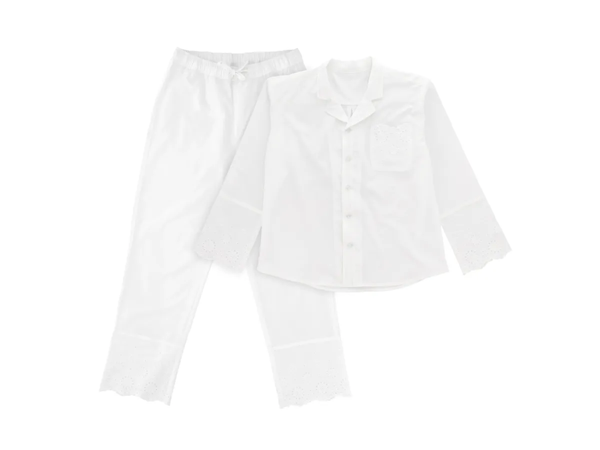Södahl Suite One Weekend Stories pyjamas, white S/M