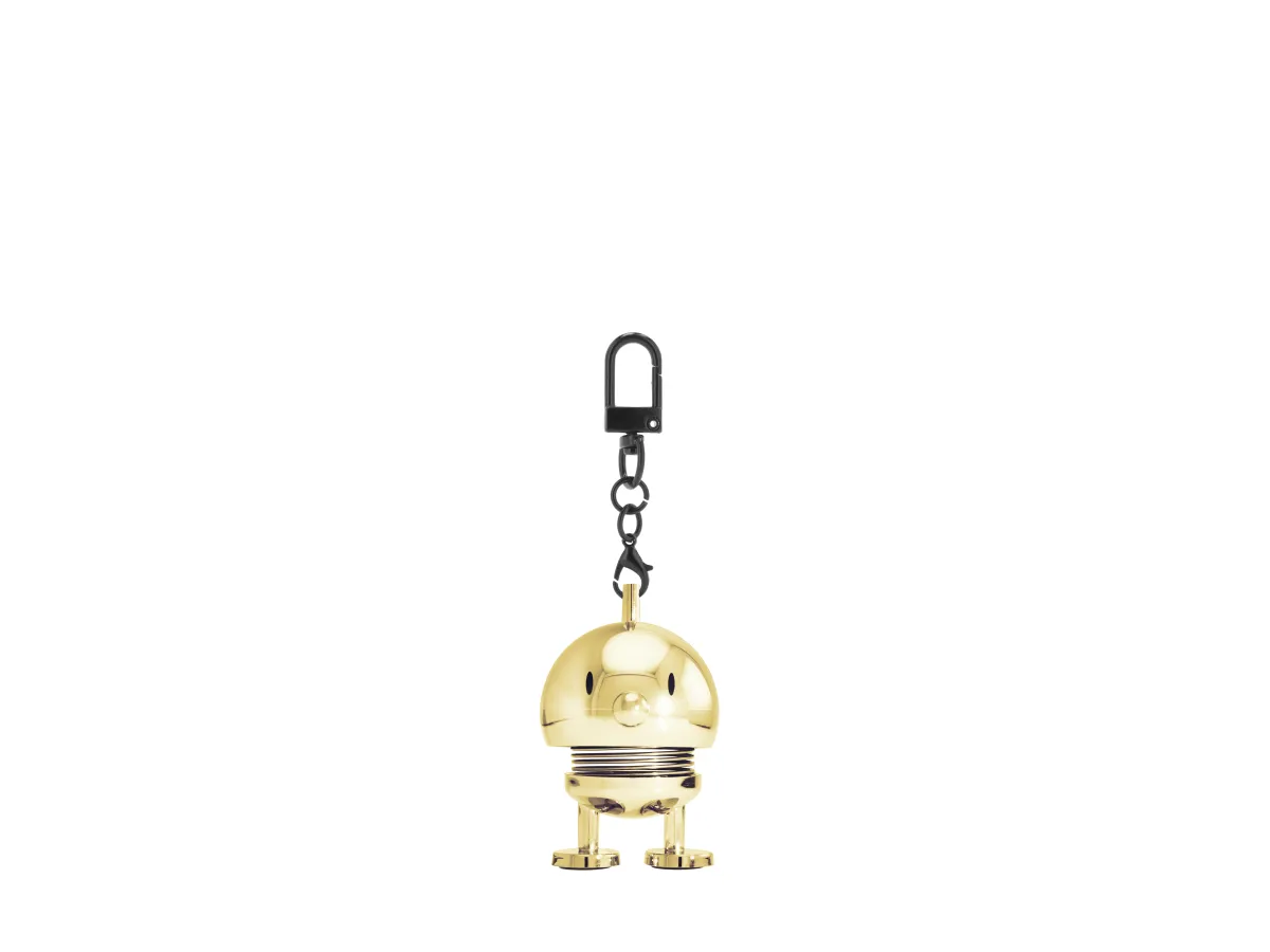 Hoptimist bag charm gold