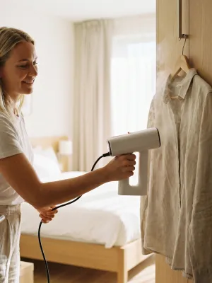byGaard GS2672 Garment Steamer med suge function, vand  tank 270 ml kapacitet