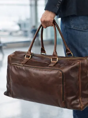 Bon Goût Weekend Bag Cambridge – Dark Brown