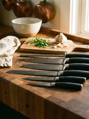 byGaard by Gaard DKS2526 Damascus Knife Set 6 Dele - FSC MIX 70%