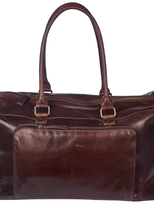 Bon Goût Weekend Bag Cambridge – Dark Brown