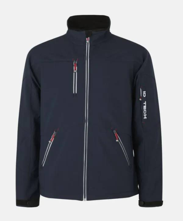 Produkt Soft Shell Jakke Kontrast Herre fra ID Identity Billede
