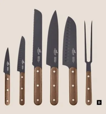 Produkt Sabatier knivsæt Phenix walnut 6 dele Billede