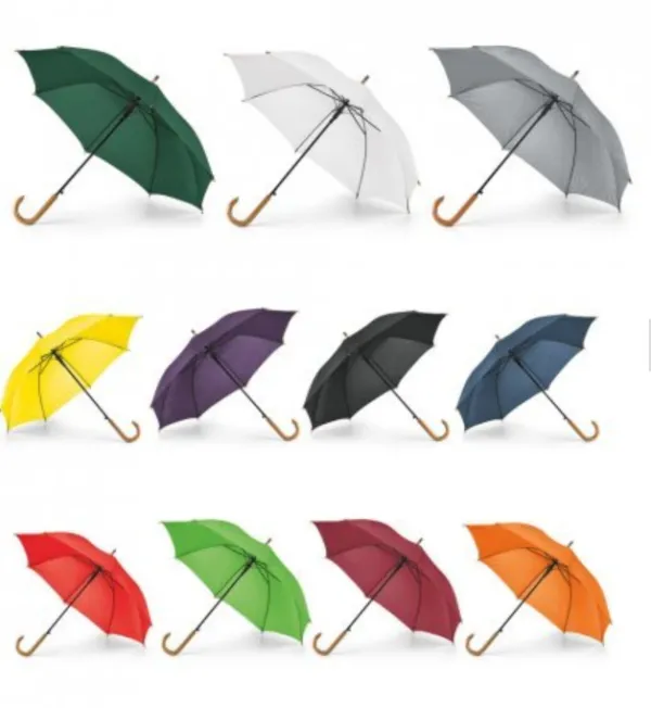 Produkt Paraply Patti med metaltag flere farver. Billede