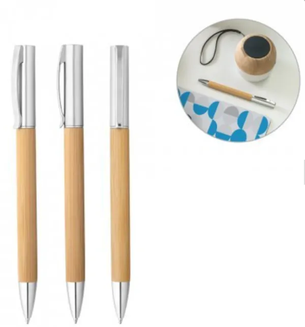 Produkt Beal kuglepen i bambus med drejemekanisme Billede