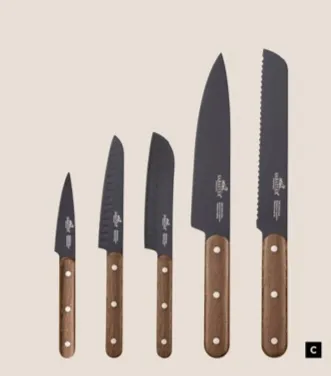 Produkt Sabatier knivsæt Phenix walnut 5 dele Billede