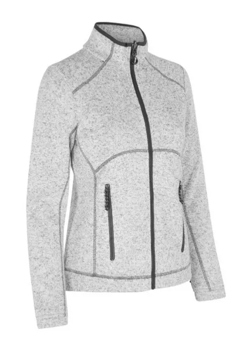 Produkt Zip n mix Melange Fleece Dame fra ID Identity Billede