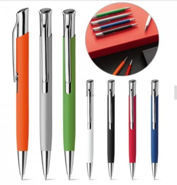 Produkt Olaf soft kulgepen med gummifinish Billede